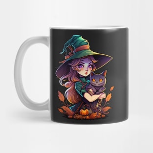 Witch and her Cat Mug